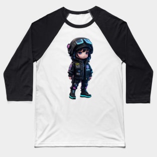 Girl in future costume Baseball T-Shirt